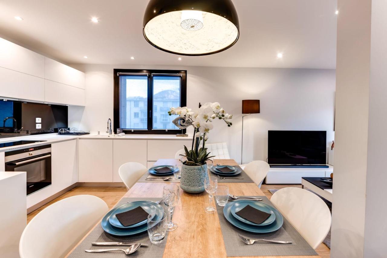 Les Sorbiers - Apartment 2 Bedrooms Top Floor - Parking & Terrace Annecy Exteriér fotografie
