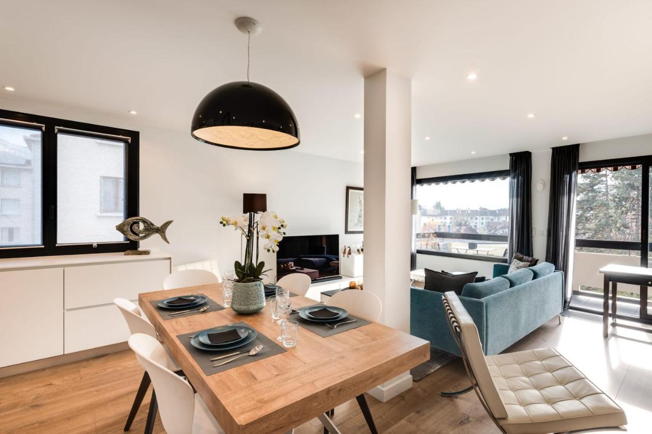 Les Sorbiers - Apartment 2 Bedrooms Top Floor - Parking & Terrace Annecy Exteriér fotografie